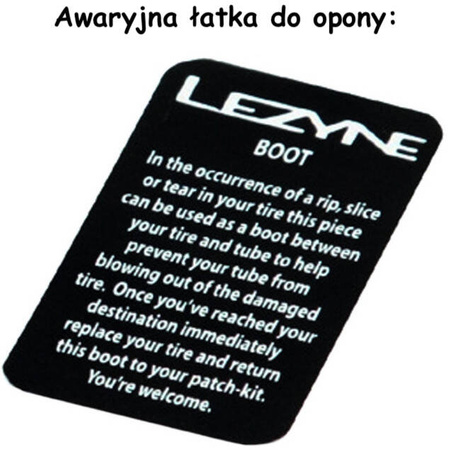Zestaw naprawczy do dętek LEZYNE Repair Metal Kit łatki samoprzylepne