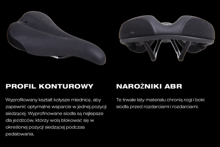 Siodło rowerowe damskie WTB SPEED 270x145 steel
