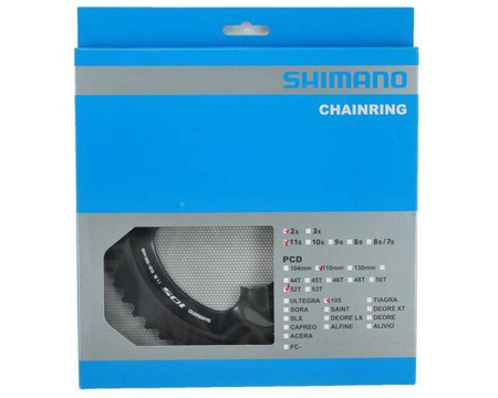 Tarcza mechanizmu korbowego Shimano FC-5800 52T-MB Do 52-36T Czarna