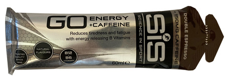 ŻEL ENERGY SIS GO Z COFFEINĄ 60 ML DOUBLE COFFEINE